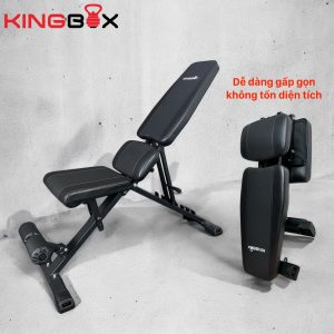 Ghế tập tạ đa năng KINGBOX ,tập gym,ghế nằm đẩy tạ tay,tập bụng tiện lợi bền đẹp