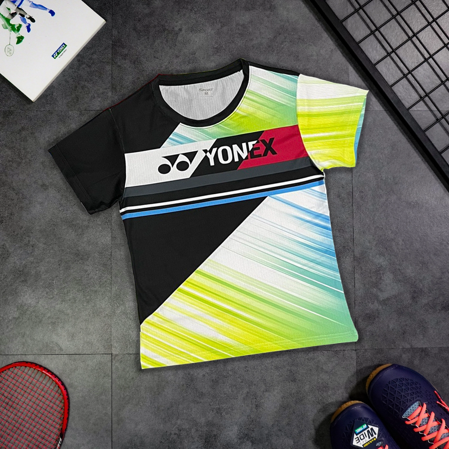 ao cau long yonex at2204 nam den 1 1