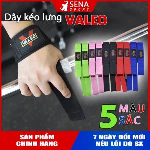 Dây kéo lưng tập GYM VALEO Lifting Straps -Hỗ trợ Deadlift, kéo tạ, lên xà (1 Đôi)