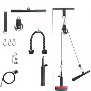 Bộ Dây Cáp Ròng Rọc Thiết Bị Tập Gym Tại Nhà Đa Năng Tiện Lợi, Thiết bị tập luyện sức mạnh cánh tay